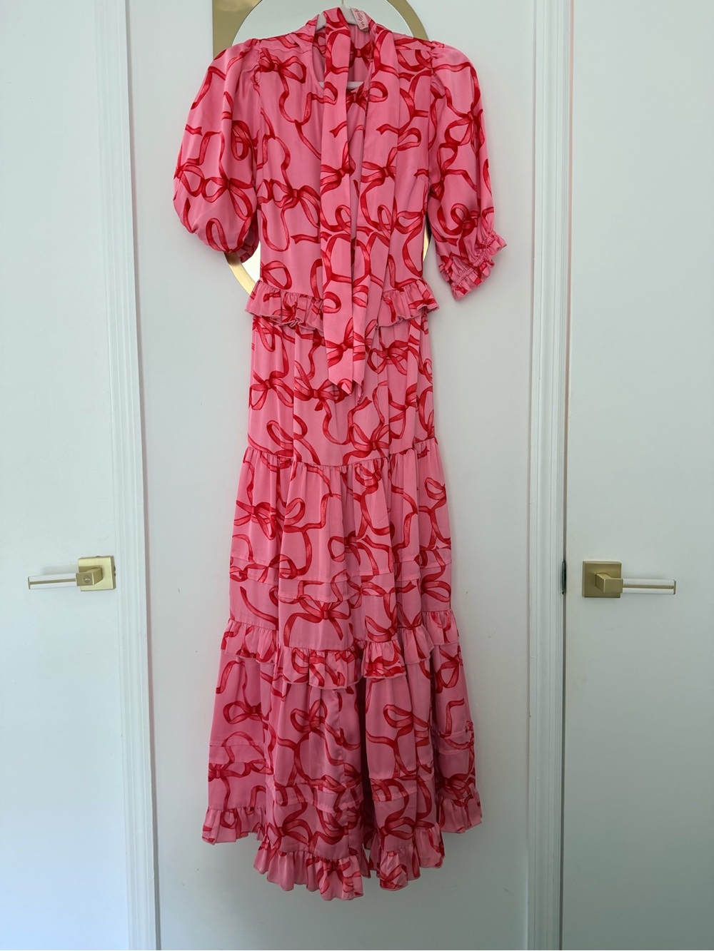 Ivy City Co Mommy and Me Ribbons and Bows Dress Size 6 and 2T
